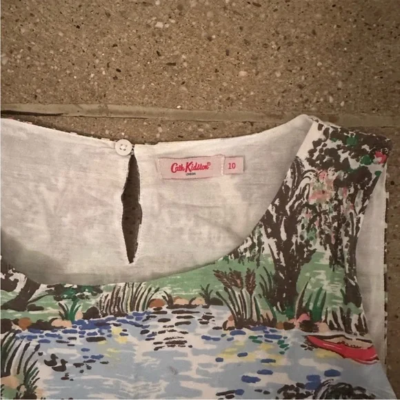 Cath Kidston British Duck Pond Dress, Women’s Size 6 US, 10 UK 🦆🌿🛶 - Picture 5 of 8